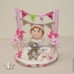 Figurine personnalisée anniversaire baptême communion – cake topper – sur mesure – cadeau parrain marraine