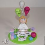 Figurine personnalisée anniversaire baptême communion – cake topper – sur mesure – cadeau parrain marraine