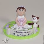 Figurine personnalisée anniversaire baptême communion – cake topper – sur mesure – cadeau parrain marraine